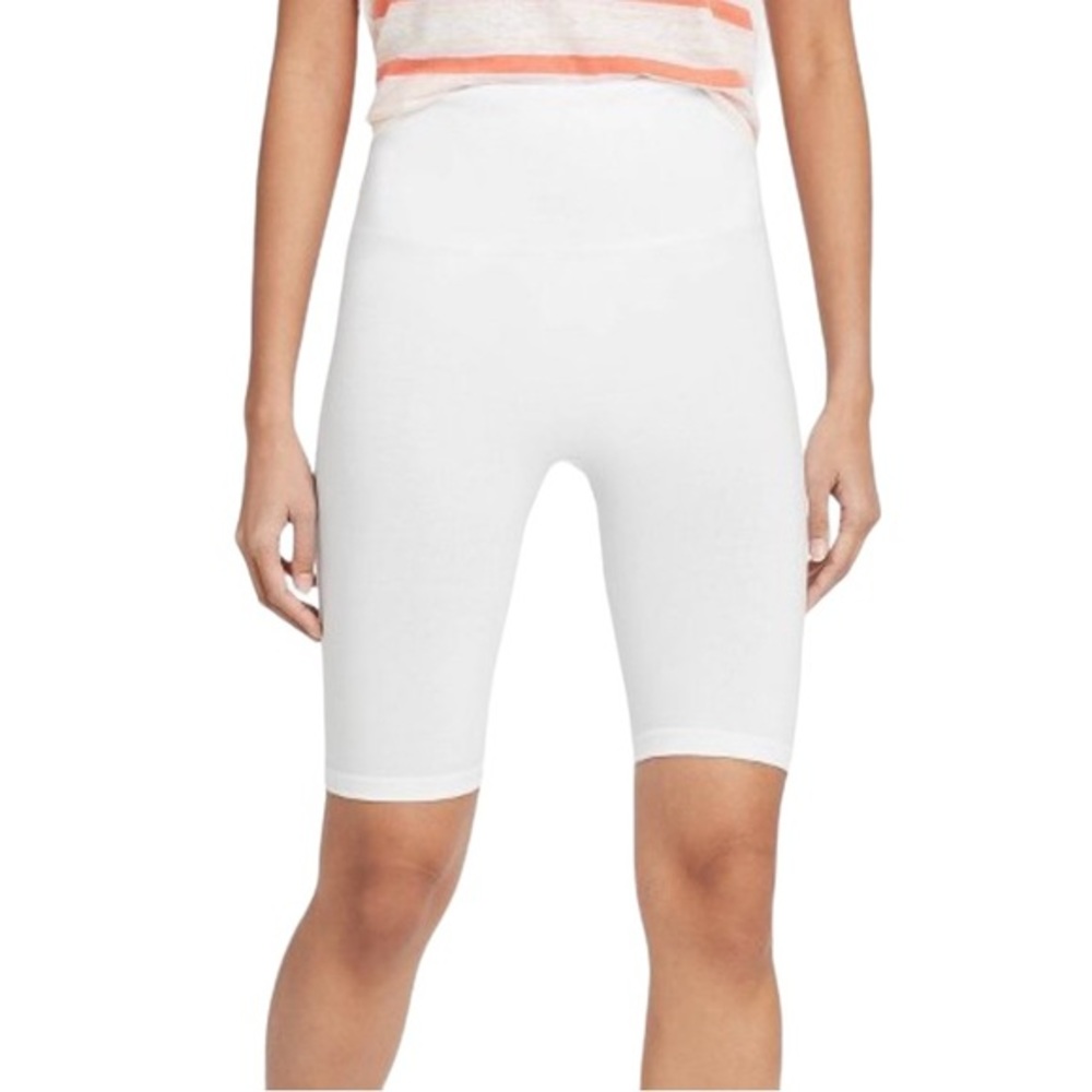 BP Nordstrom Winter White High Rise Bike Shorts NEW